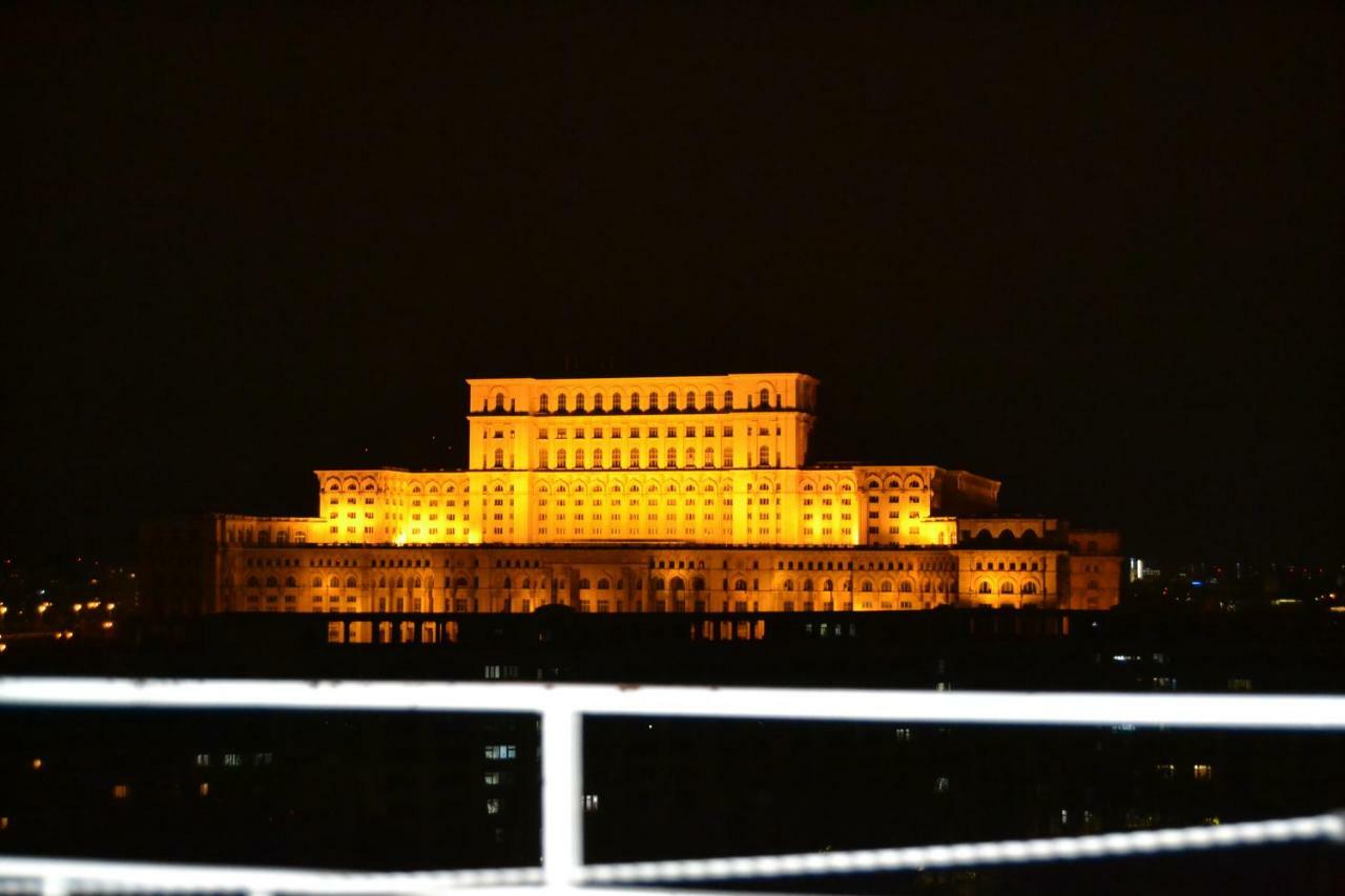 Panorama The Parliament Palace Bucareste Exterior foto